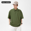 PAOLO DARNLEY/保罗达恩利短袖男女polo衫痞帅夏季正肩衬衫领t恤 Paolo Darnley白色Polo简约款 2XL