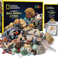 NATIONAL GEOGRAPHIC国家地理恐龙化石矿石宝石套装水晶儿童diy地质科物益智玩具