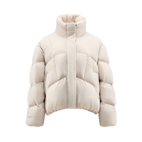 君羽羽绒服女24年新品700蓬【白鹅绒】时尚短款立领鹅绒服SD62066   推荐120-130斤