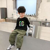 男童休闲裤2025童装春秋韩版潮洋气儿童长裤大童纯棉春装裤子