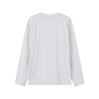 雨果博斯 男士棉质环保面料圆领长袖T恤卫衣 50506365 402 深蓝色白色小LOGO胶印 XXL