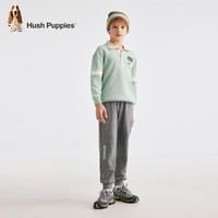 暇步士童装男童长裤春秋大童休闲宽松运动裤儿童洋气舒适卫裤 深花灰