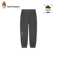 暇步士童装男童长裤春秋大童休闲宽松运动裤儿童洋气舒适卫裤 深花灰