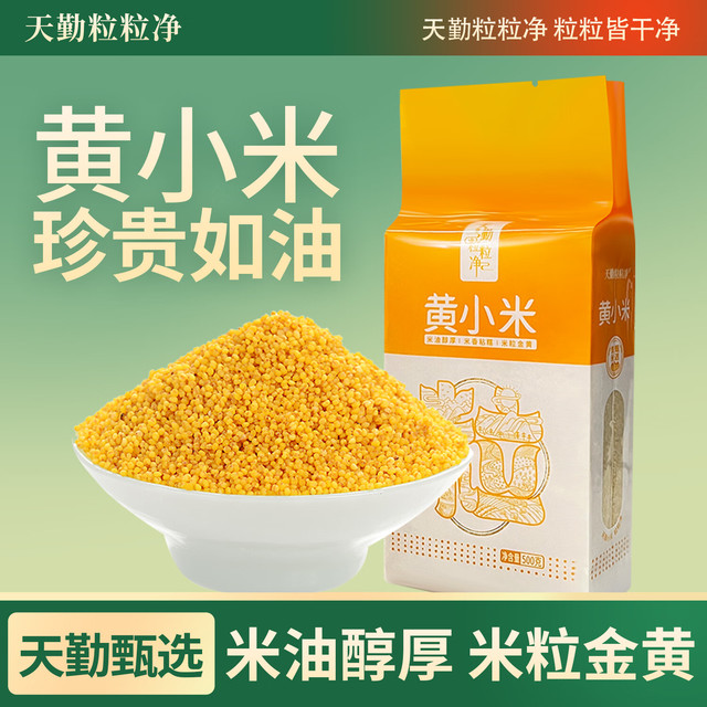 天勤粒粒净 黄小米 1斤 1袋
