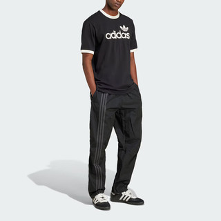  adidas/阿迪达斯 男士针织无领短袖T恤  M