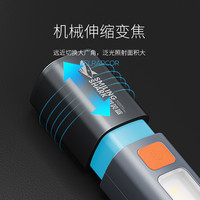 微笑鲨 SMILING SHARK手电筒强光户外超亮小型便携可悬挂户外照明灯超长续航大容量锂电