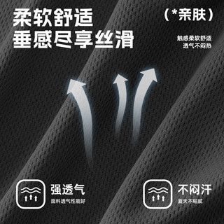 真维斯（JEANSWEST）运动短裤男夏季黑色休闲宽松五分裤子青少年抽绳速干排汗篮球中裤 黑（莲花英文KZ） 3XL