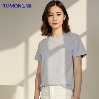  ROMON/罗蒙 冰丝防晒 女士短袖T恤  纯色