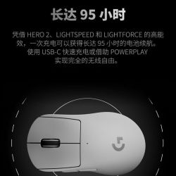 罗技 logitech GPW4鹰眼无线游戏鼠标狗屁王三代升级版四代8Khz职业电竞轻量