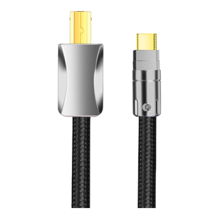  YYTCG 镀银 Type-c转USB-B音频线