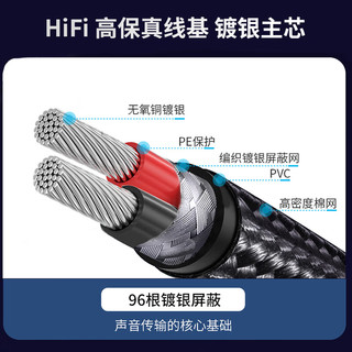  YYTCG 发烧级镀银 Type-c转USB-B音频线