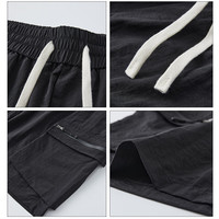 东方骆驼（EASTERN CAMEL）冰丝短裤男夏季冰丝薄款宽松户外五分沙滩速干工装裤男 军绿 4XL 