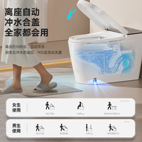 惠达智能马桶坐便器离座自动冲水加热恒温家用马桶 M916全智能【零水压-泡沫盾】 400坑距(适用385mm以上)