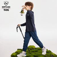 诺诗兰儿童polo衫长袖春秋男童翻领纯色薄款运动吸湿速干T恤上衣