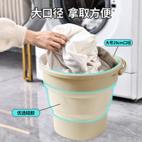 百家好世 大容量折叠水桶儿童户外便携式钓鱼桶家用大号硅胶塑料车载水桶