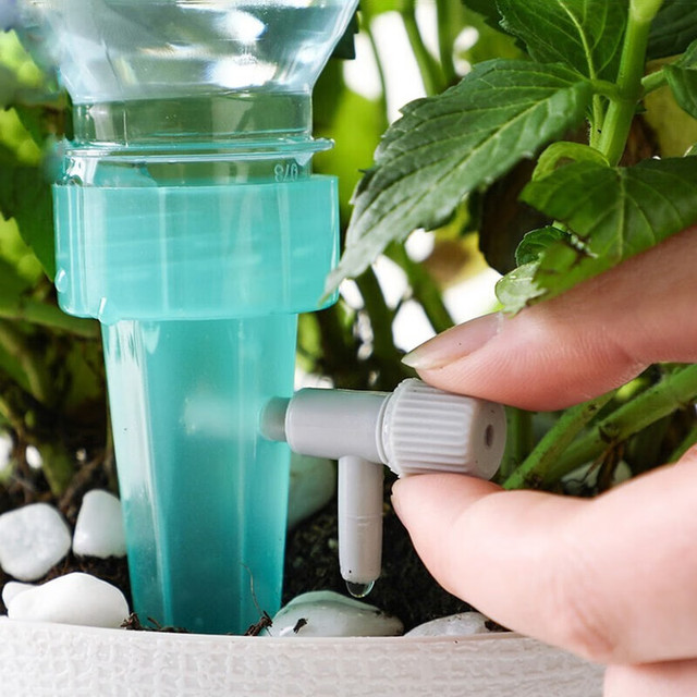 米良品 懒人自动可调浇花器 10只装