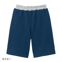 千趣会 SENSHUKAI童装男童裤子夏季中裤高腰休闲纯棉七分裤儿童裤子 藏青色 130 cm