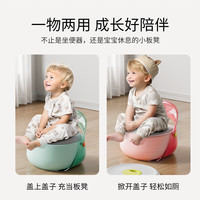 英氏(YEEHOO)宝宝马桶儿童坐便器学如厕训练马桶大小童上厕所宝宝便盆 绿色+清洁刷+垃圾袋