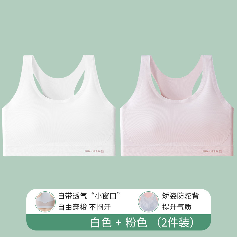 白色+粉色【防震防驼背 矫正身姿】