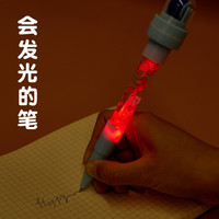 六品堂泡泡笔多功能儿童神奇的魔法笔卡通可爱灯光滚轮印章笔小学生女孩礼物公主仙女礼品发光笔 六色款-6支装