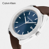 凯文克莱(Calvin Klein)CK手表摩登时代款复古皮带男士腕表男25200200