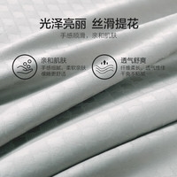 百丽丝水星家纺四件套全棉提花套件AB双版床单被套枕套双人四件套 50S全棉提花套件 1.5米床,搭配200*230cm被芯