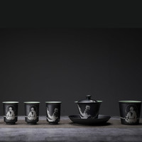 不东 国潮悟空陶瓷茶具茶杯套装
