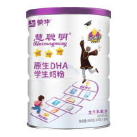 蒙牛原生DHA成长奶粉生牛乳配方高钙高铁高锌小中冲饮牛奶粉 DHA奶粉400g【配同款4条+吸管杯 成长奶粉400g*1罐【配同款2条