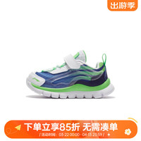 LI-NING KIDS李宁儿童运动鞋2025春季软底轻便男童女小童休闲鞋宝宝鞋 蓝紫白YKNR104-13-春夏款 26  内长约16.9cm适合脚长15.9cm