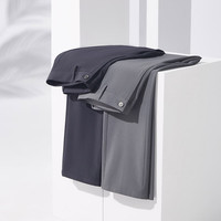 雅戈尔（YOUNGOR）裤子男士季中青年男西裤轻薄透气舒适弹力不易皱易打理 灰色 42 185/104A