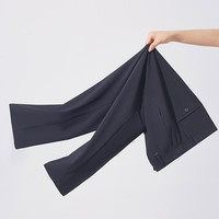 雅戈尔（YOUNGOR）裤子男士季中青年男西裤轻薄透气舒适弹力不易皱易打理 灰色 37 180/92A