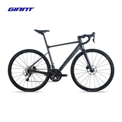 捷安特 全能型 公路自行车 碳纤维前叉 20速二代CD油碟 全内走  700C×445MM 夜空灰