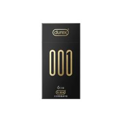 杜蕾斯 001系列 黑金安全套 6只装