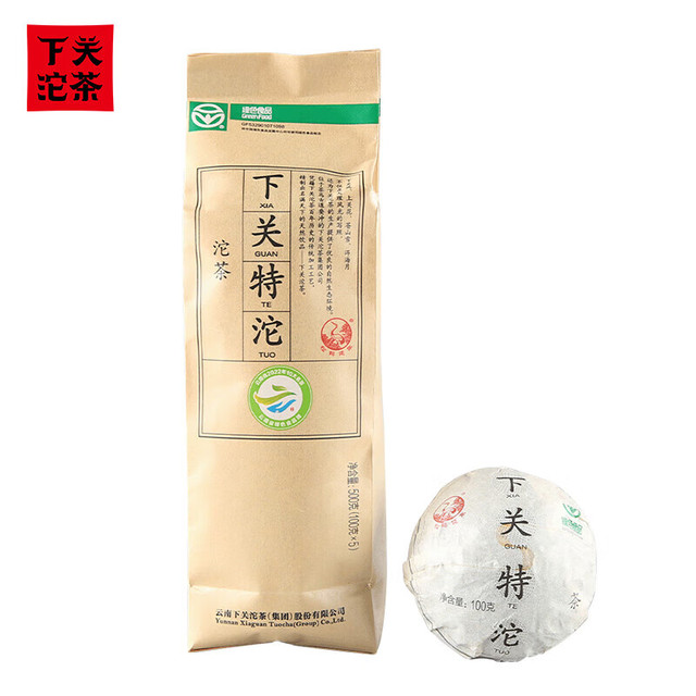 下关沱茶 茶叶 普洱茶 普洱生茶 特沱 下关特沱 标杆口粮茶 2024年下关特沱500g/条