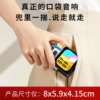 纽曼（Newmine）电脑音响蓝牙音箱便携式歌词显示电脑手机内置麦克风低音炮桌面户外金属口袋小音响带显示屏 K15  【带屏幕音响】歌词显示
