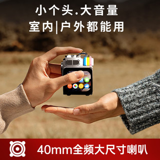 纽曼（Newmine）电脑音响蓝牙音箱便携式歌词显示电脑手机内置麦克风低音炮桌面户外金属口袋小音响带显示屏 K15  【带屏幕音响】歌词显示