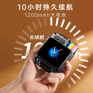 纽曼（Newmine）电脑音响蓝牙音箱便携式歌词显示电脑手机内置麦克风低音炮桌面户外金属口袋小音响带显示屏 K15  【带屏幕音响】歌词显示