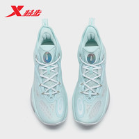 XTEP特步逆战篮球鞋男轻便 包裹976219120012 泡沫蓝2/新白色 40