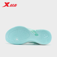 XTEP特步逆战篮球鞋男轻便 包裹976219120012 马卡绿/帆白 39