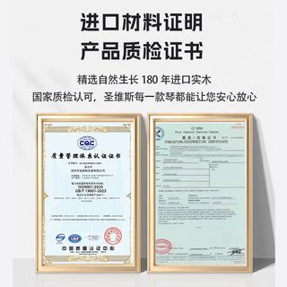圣维斯圣维斯sw003纯手工实木小提琴初学者儿童10级成人演奏入门专业级 4/4 身高150以上
