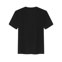 七匹狼短袖T恤男士夏季圆领凉感舒适大狼头印花净色休闲t恤亲肤透气男装 M 165/84A