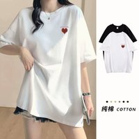 【纯棉 】重磅纯色内搭短袖T恤春夏透气百搭圆领新潮棉女打底衫