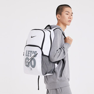 耐克 NIKE 3brand儿童双肩包时尚包包2025大容量背包NY2413020 纯白色