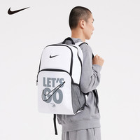 耐克 NIKE 3brand儿童双肩包时尚包包2025大容量背包NY2413020 纯白色