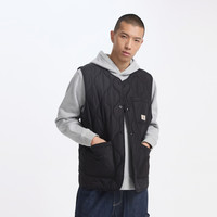 Gap男装2024秋季款波浪绗线口袋马甲轻薄保暖简约棉背心619671