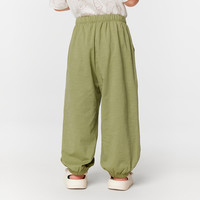 【3A抗菌】PawinPaw卡通小熊童装25年春夏男女童家居裤休闲裤 Beige米色/35