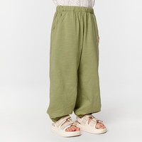 【3A抗菌】PawinPaw卡通小熊童装25年春夏男女童家居裤休闲裤 Navy藏青色/59