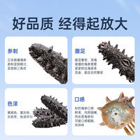 福口居【首单礼】国标干海参200g12-16只 大连辽参海参干货 国标干参200g12-16只 礼盒装