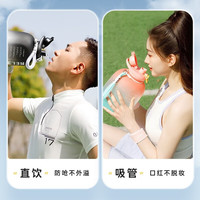 物生物(RELEA)运动水壶Tritan健身水杯大肚杯子夏天吸管便携塑料杯