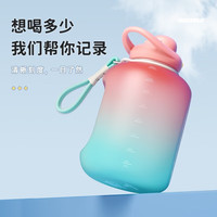 RELEA 运动水壶Tritan水杯大容量  夏日绚紫-提绳款 2.5L